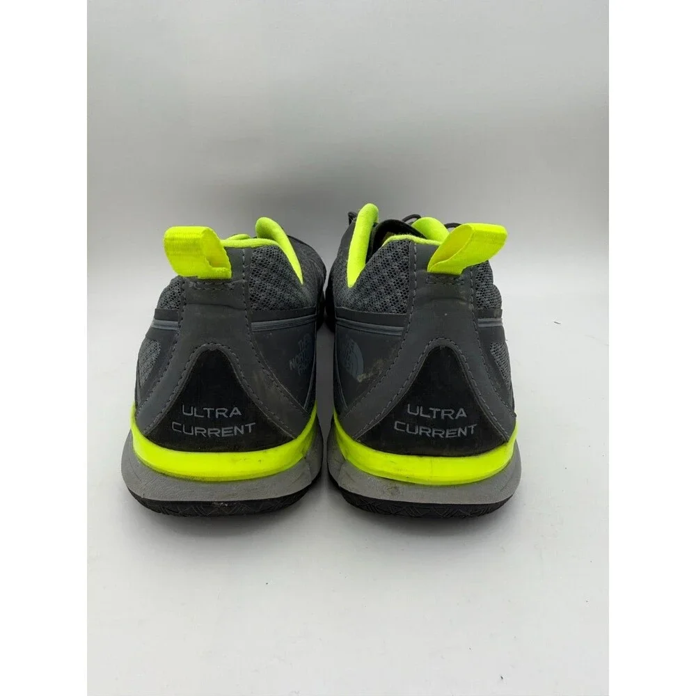 The North Face Vibram Trail Running Shoes Men's 11 Gray Volt Green Hiking